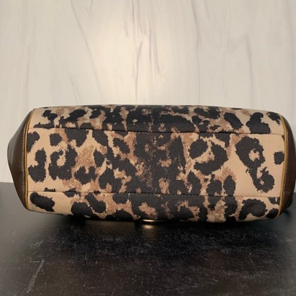 NWT COACH Madison 25642 Khaki Ocelot Crossbody - Picture 5 of 9